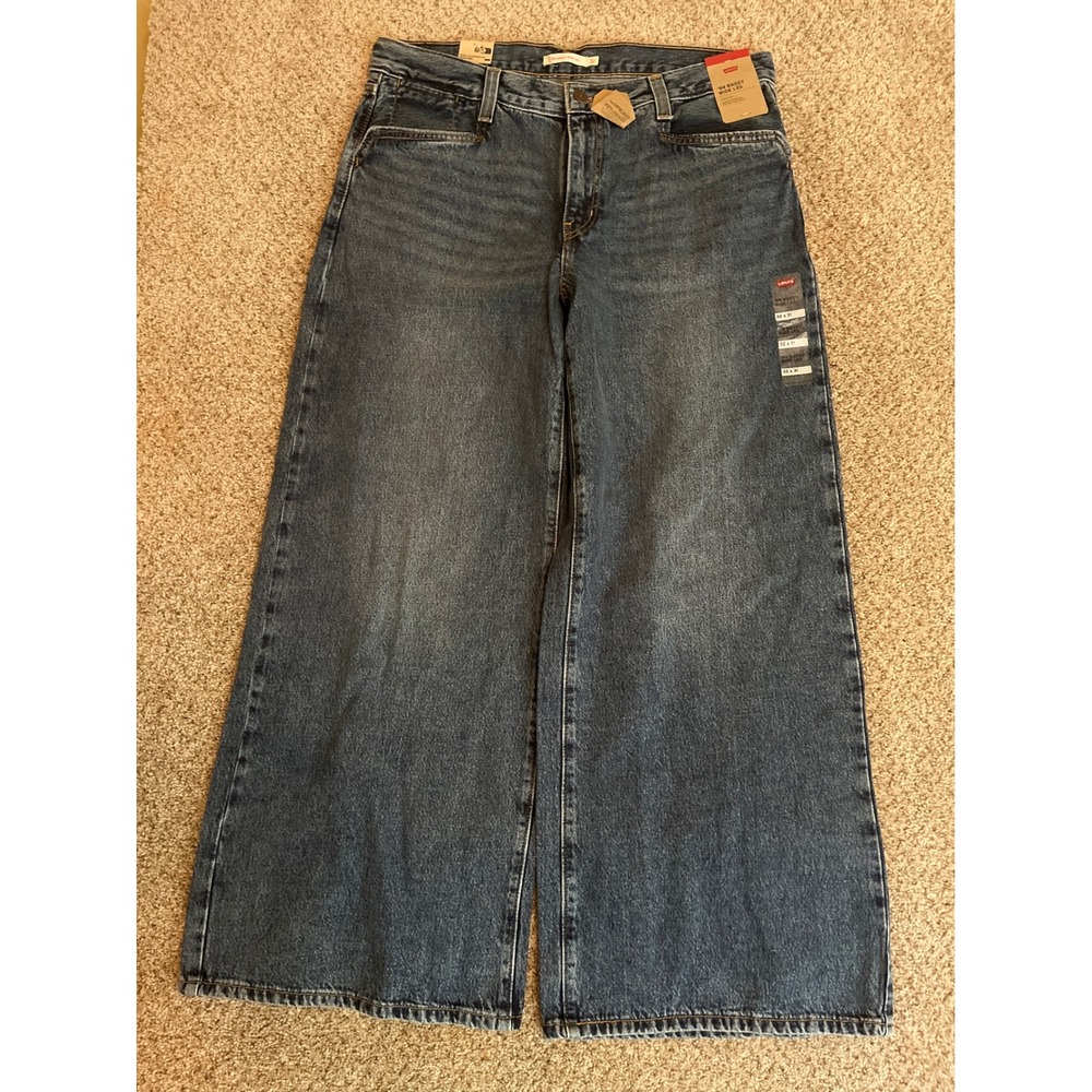 NWT Levi's Womens '94 Baggy Wide Leg Jeans 32x31 Blue High Rise Denim